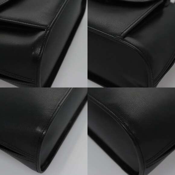 CELINE Hand Bag Leather Black - Picture 10 of 13